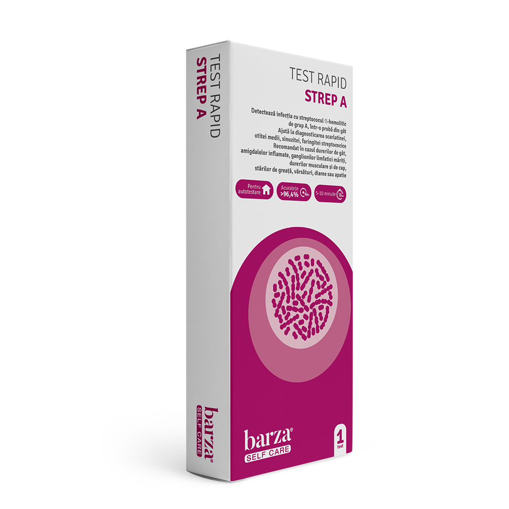 Test rapid streptococ Strep A, 1 bucata, Veda Lab