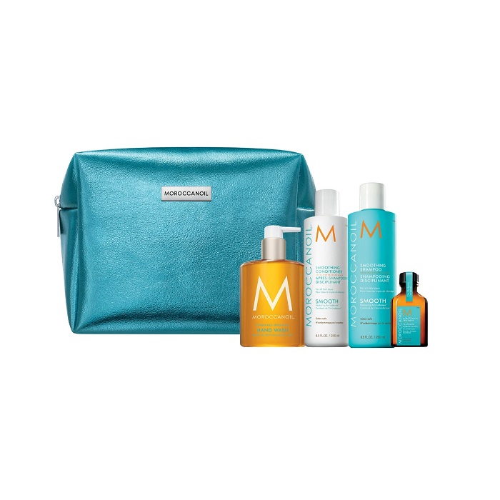 Set Holiday pentru netezire, Moroccanoil