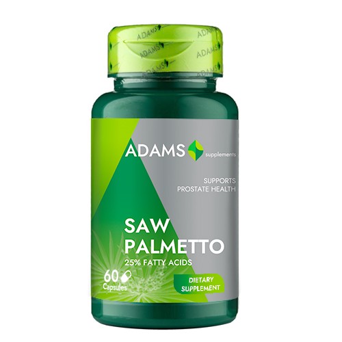 Saw Palmetto 500mg, 60 capsule, Adams Vision