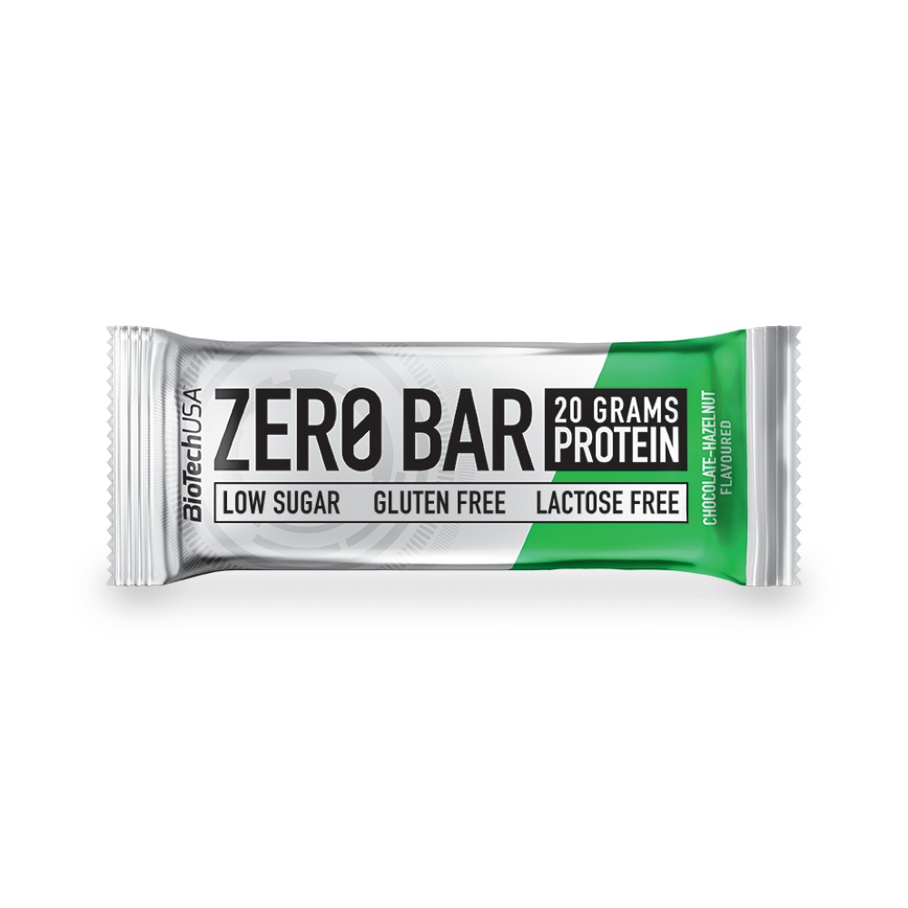 Baton proteic Ciocolata si Hazelnut Zero Bar, 50 g, BioTechUSA