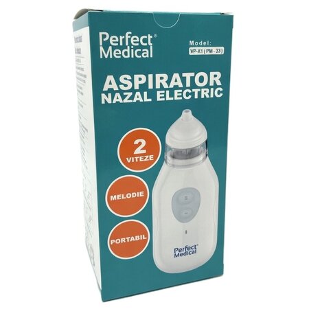 Aspirator nazal electric PM-33, 1 bucata, Perfect Medical 724177