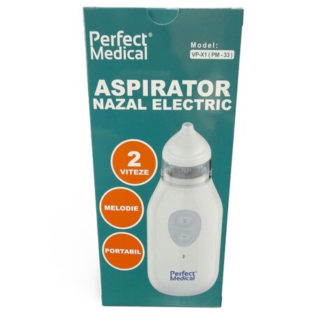 Aspirator nazal electric PM-33, 1 bucata, Perfect Medical 724178