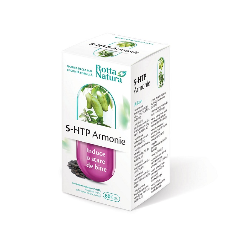 5-HTP Armonie, 60 capsule, Rotta Natura