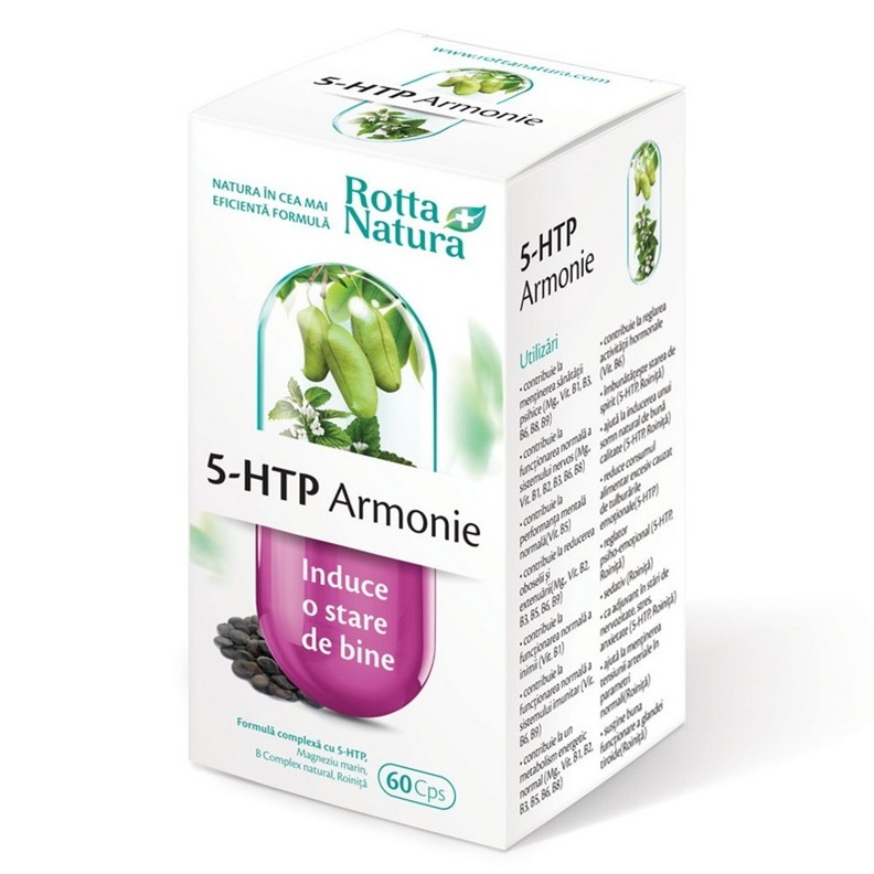 5-HTP Armonie, 60 capsule, Rotta Natura