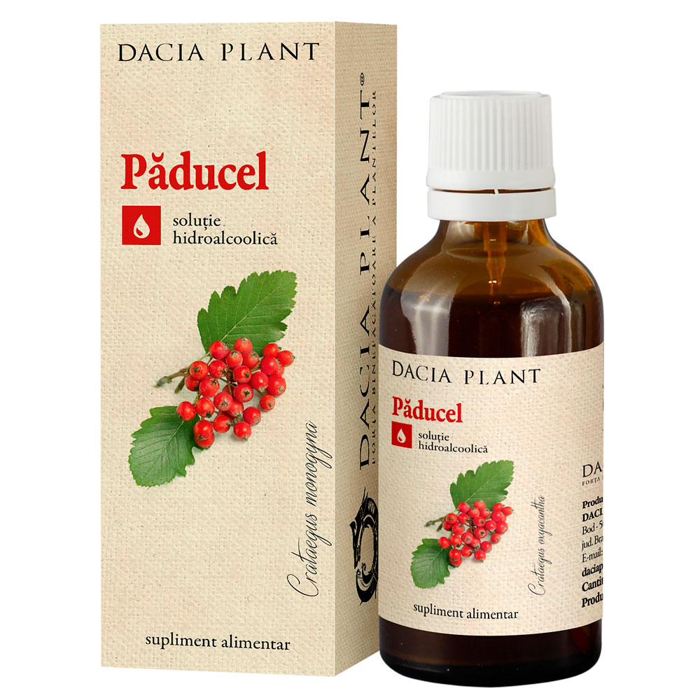 Tinctura de Paducel, 50 ml, Dacia Plant