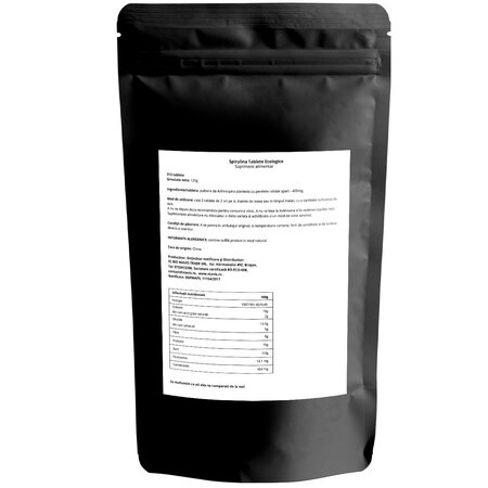 Spirulina tablete ecologice, 125 g, Niavis 601669