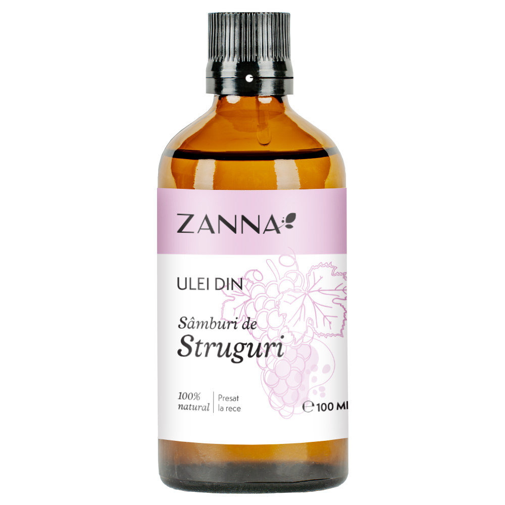Ulei din samburi de struguri, 100 ml, Zanna
