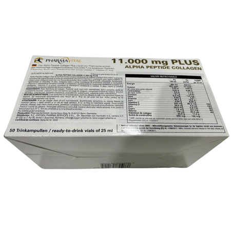 Alpha Peptide Collagen  11.000 Plus, 11000 mg, 50 fiole x 25 ml, PharmaVital 721377