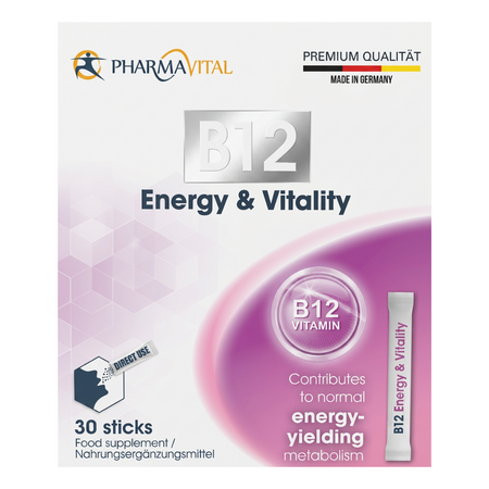 Vitamina B12, 30 plicuri, PharmaVital 721301
