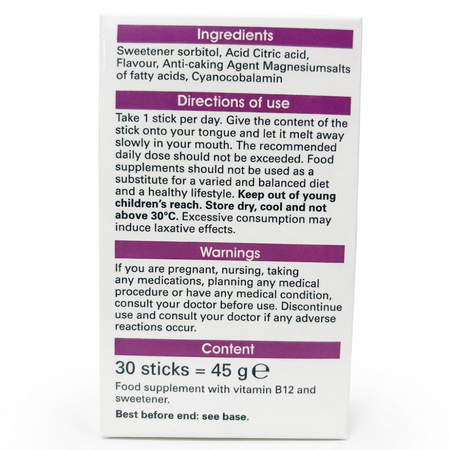 Vitamina B12, 30 plicuri, PharmaVital 721302