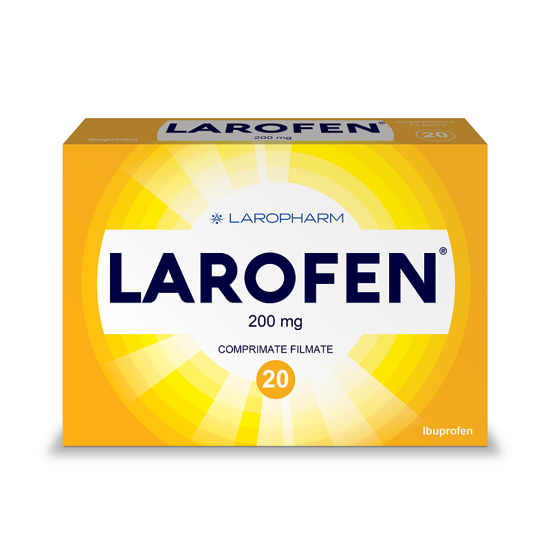 Larofen, 200 mg, 20 comprimate filmate, Laropharma