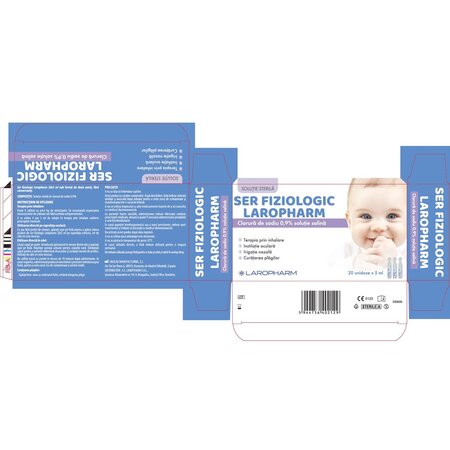 Ser fiziologic, 20 unidoze x 5 ml, Laropharm 705253