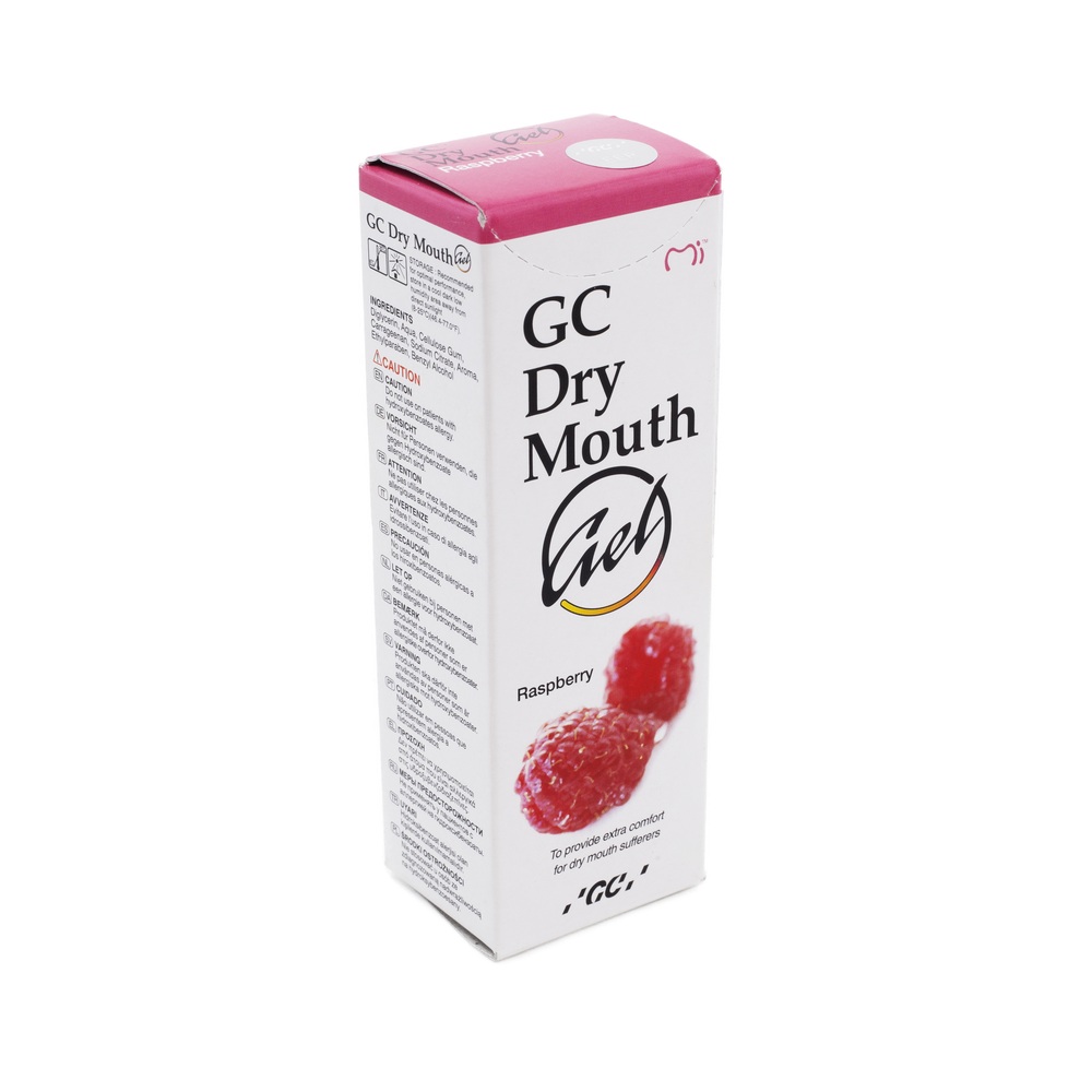Gel cu aroma de zmeura pentru gura uscata, 35 ml, GC