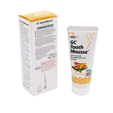 Crema topica remineralizanta pe baza de apa cu aroma de tutti-frutti Tooth Mousse, 40 g, GC 654265