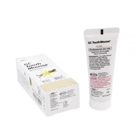 Crema topica remineralizanta pe baza de apa cu aroma de vanilie Tooth Mousse, 40 g, GC 654272