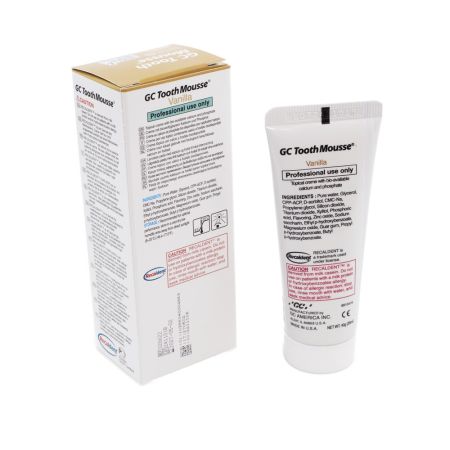 Crema topica remineralizanta pe baza de apa cu aroma de vanilie Tooth Mousse, 40 g, GC 654271