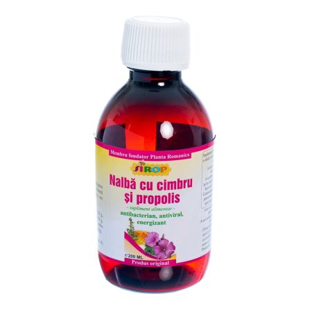 Sirop de nalba cu cimbru si propolis, 200 ml, Elidor