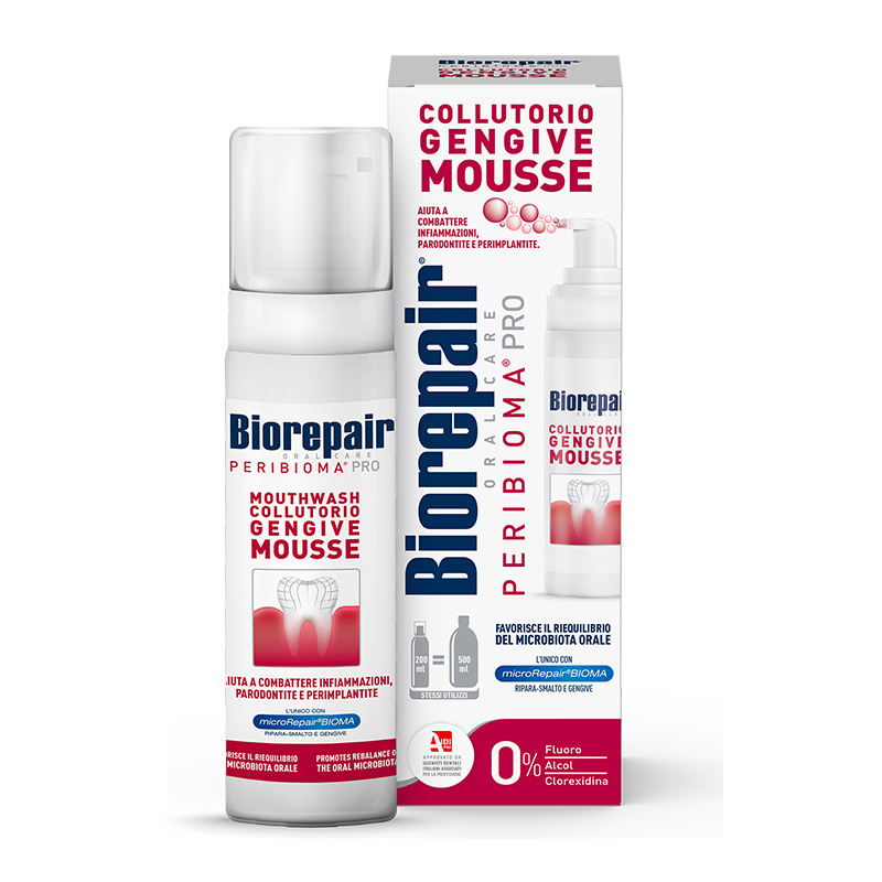 Spuma pentru igiena orala Peribioma Biorepair, 200 ml, Coswell