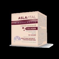Crema hidratanta cu Colagen SPF 10 Mineralactiv, 50 ml, AslaVital