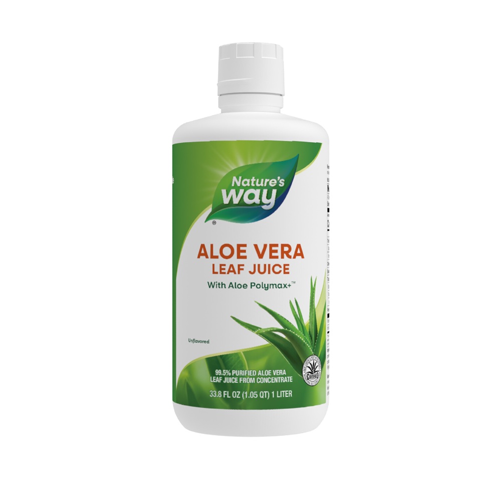 Aloe Vera Leaf Juice Natures Way, 1000 ml, Secom