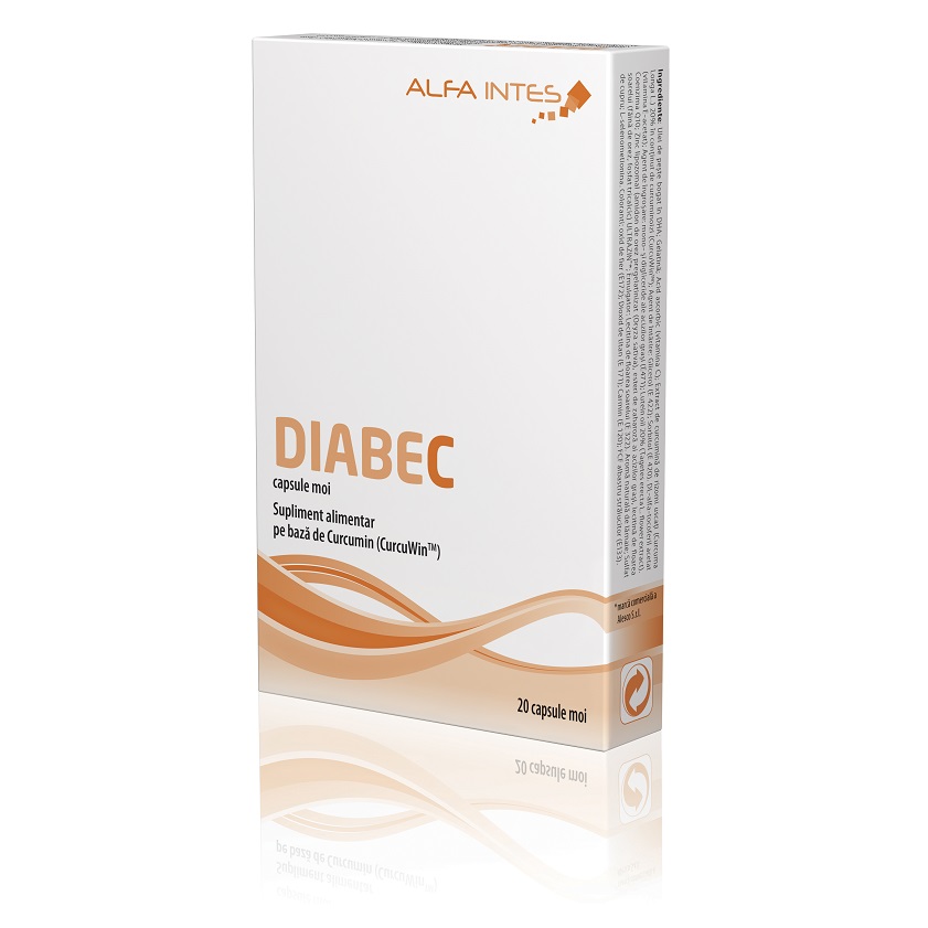 Diabec, 20 capsule moi, Alfa Intens