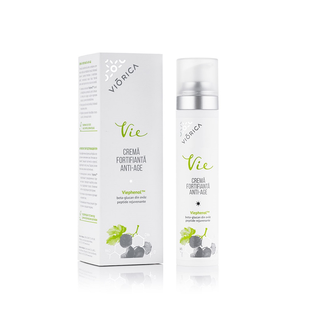 Crema de zi fortifianta Vie Anti-age, 50 ml, Viorica