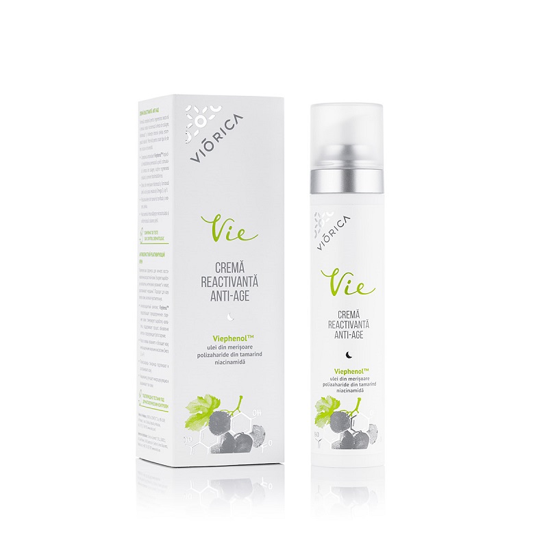 Crema de noapte reactivanta Vie Anti-age, 50 ml, Viorica