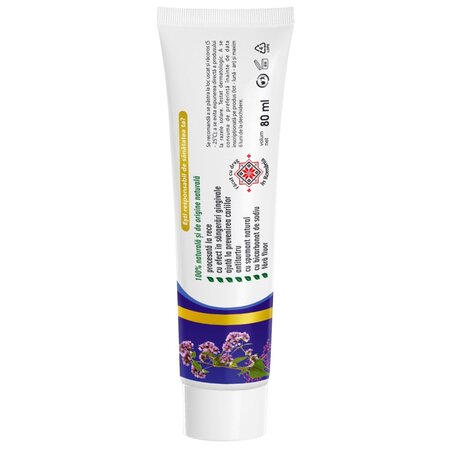 Pasta de dinti naturala cu argila activa si zeolit Parodontik, 80 ml, Vivanatura 709607