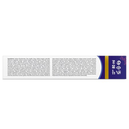 Pasta de dinti naturala cu argila activa si zeolit Parodontik, 80 ml, Vivanatura 709608