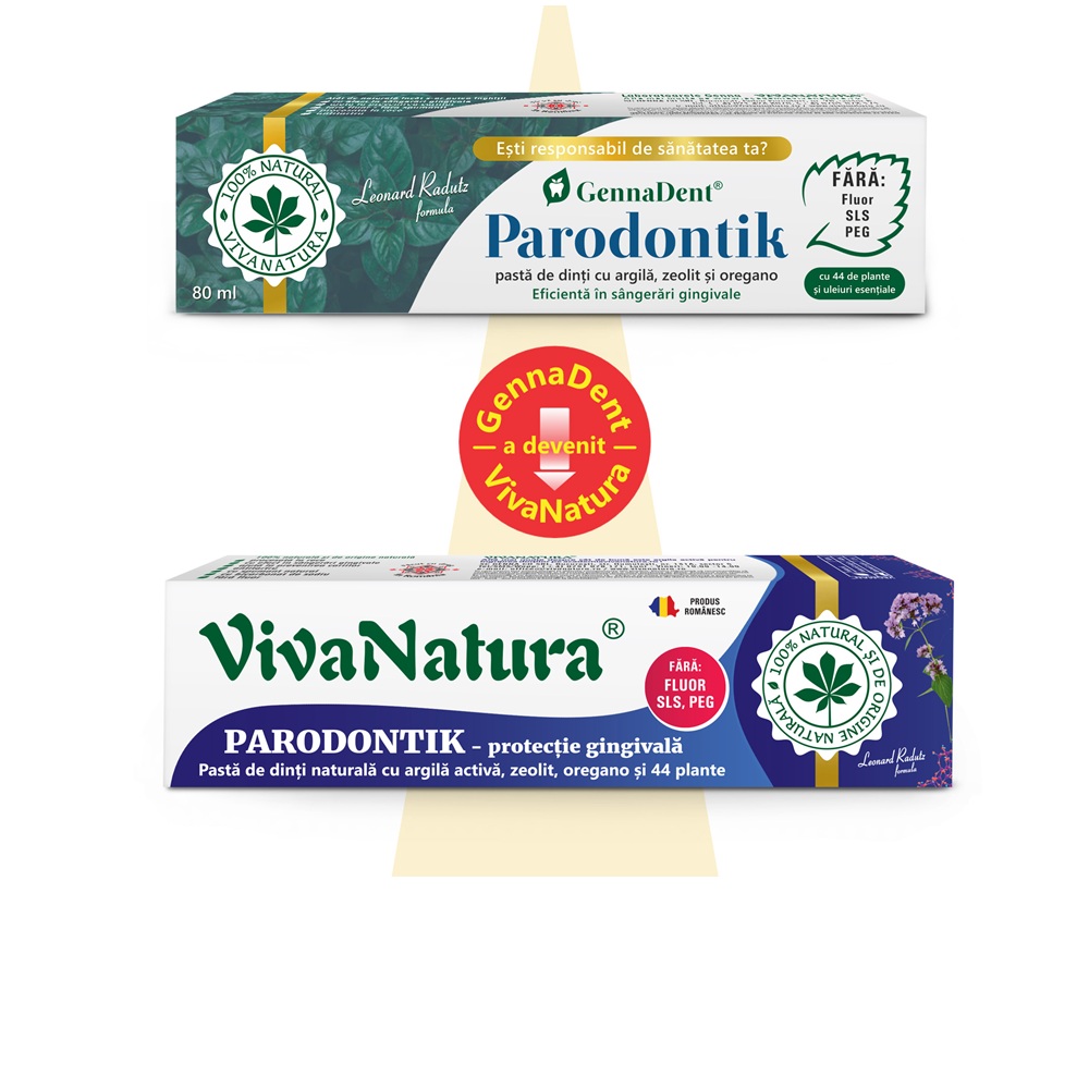 Pasta de dinti Parodontik, 80 ml, Vivanatura