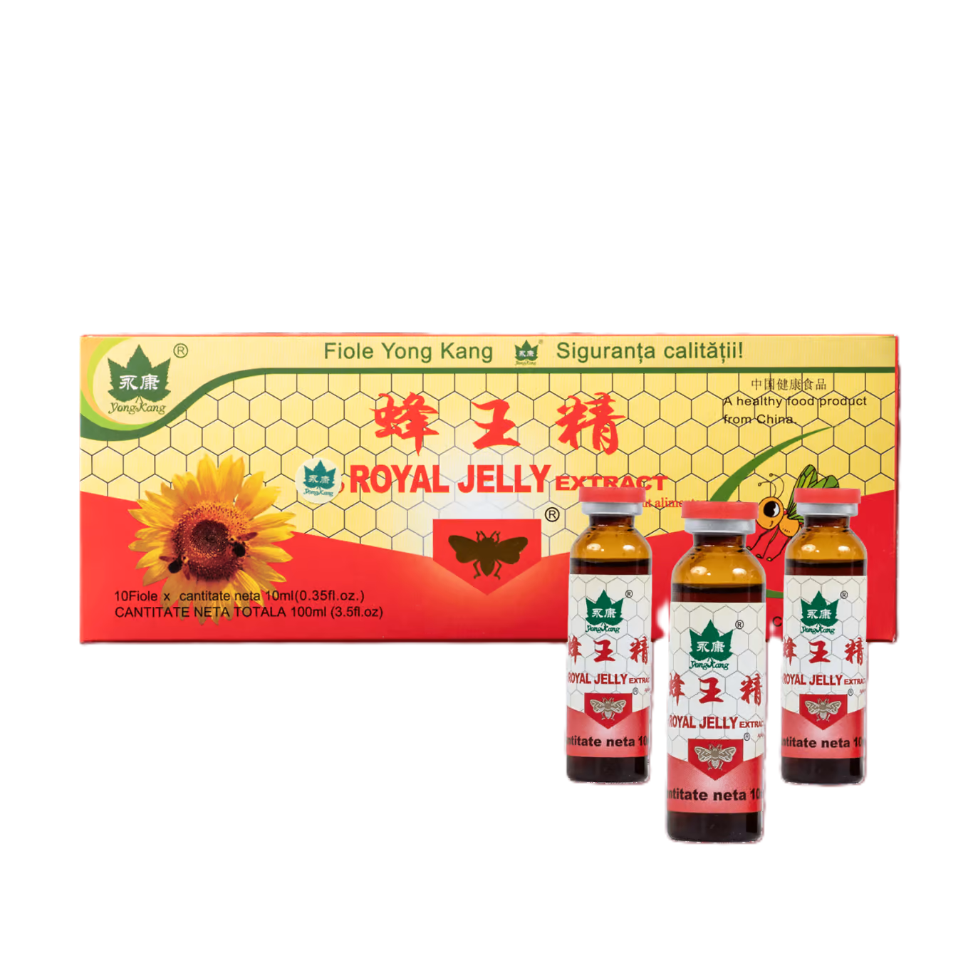 Royal Jelly, 10 fiole, Yongkang International China