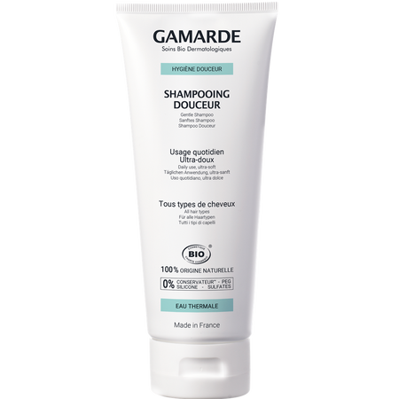 Sampon eco natural delicat cu utilizare zilnica, 200 g, Gamarde