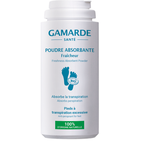 Pudra eco pentru picioare absorbanta, 35 g, Gamarde