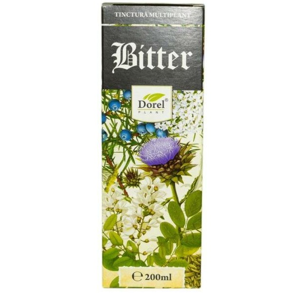 Tinctura Multimplant Bitter, 200 ml, Dorel Plant