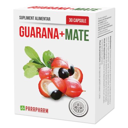 Guarana + Mate, 30 capsule, Parapharm