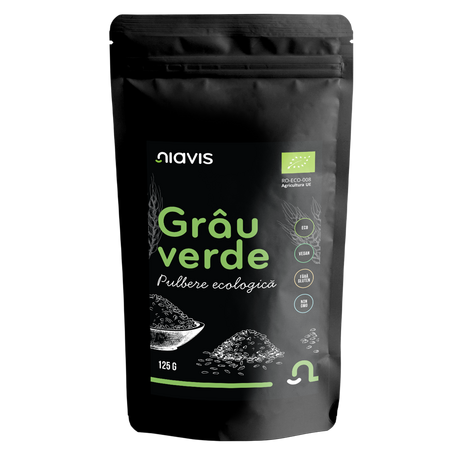 Grau verde pulbere ecologica, 125 g, Niavis