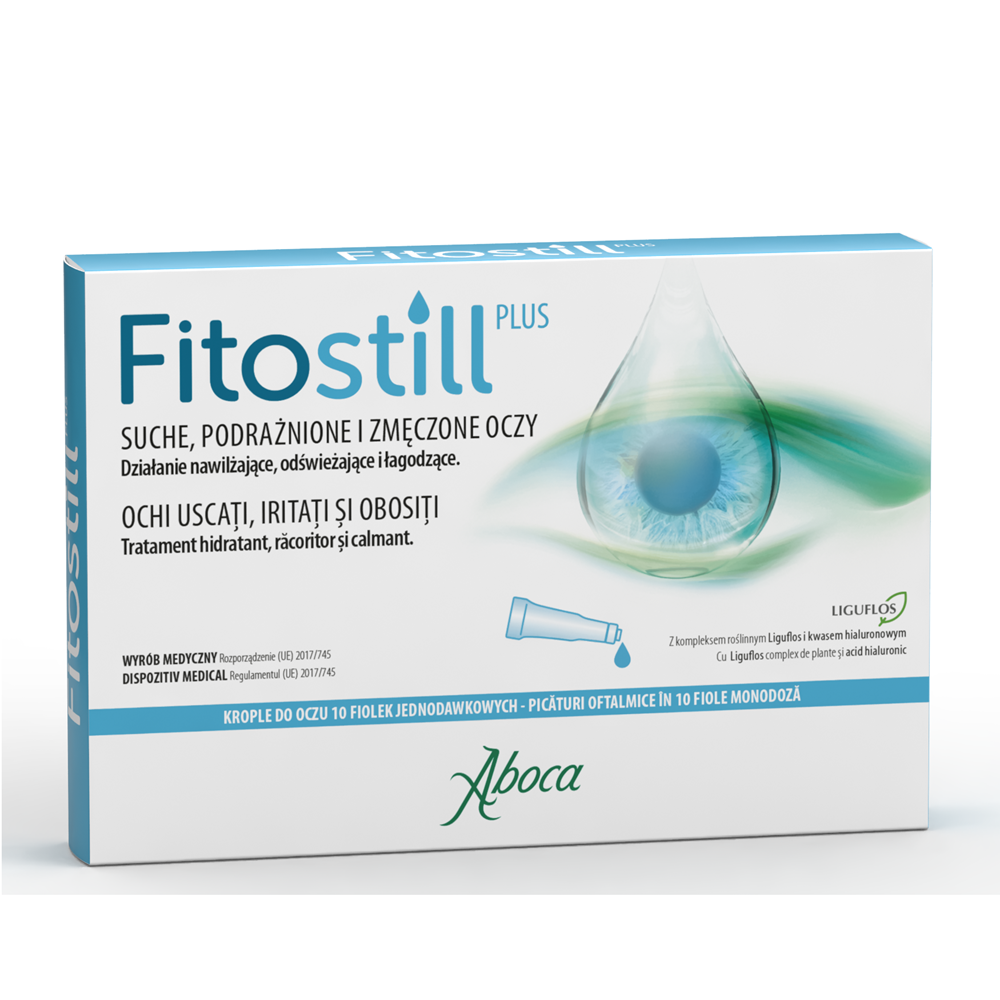 Picaturi pentru ochi Fitostill Plus, 10 monodoze, Aboca