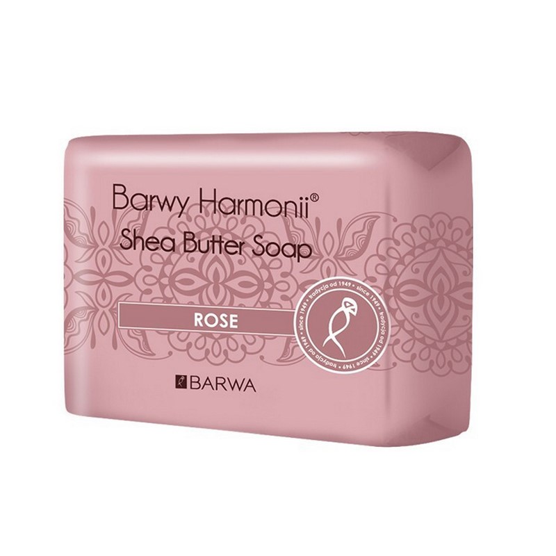 Sapun cu trandafir si unt de shea Barwy Harmonii, 190 g, Barwa