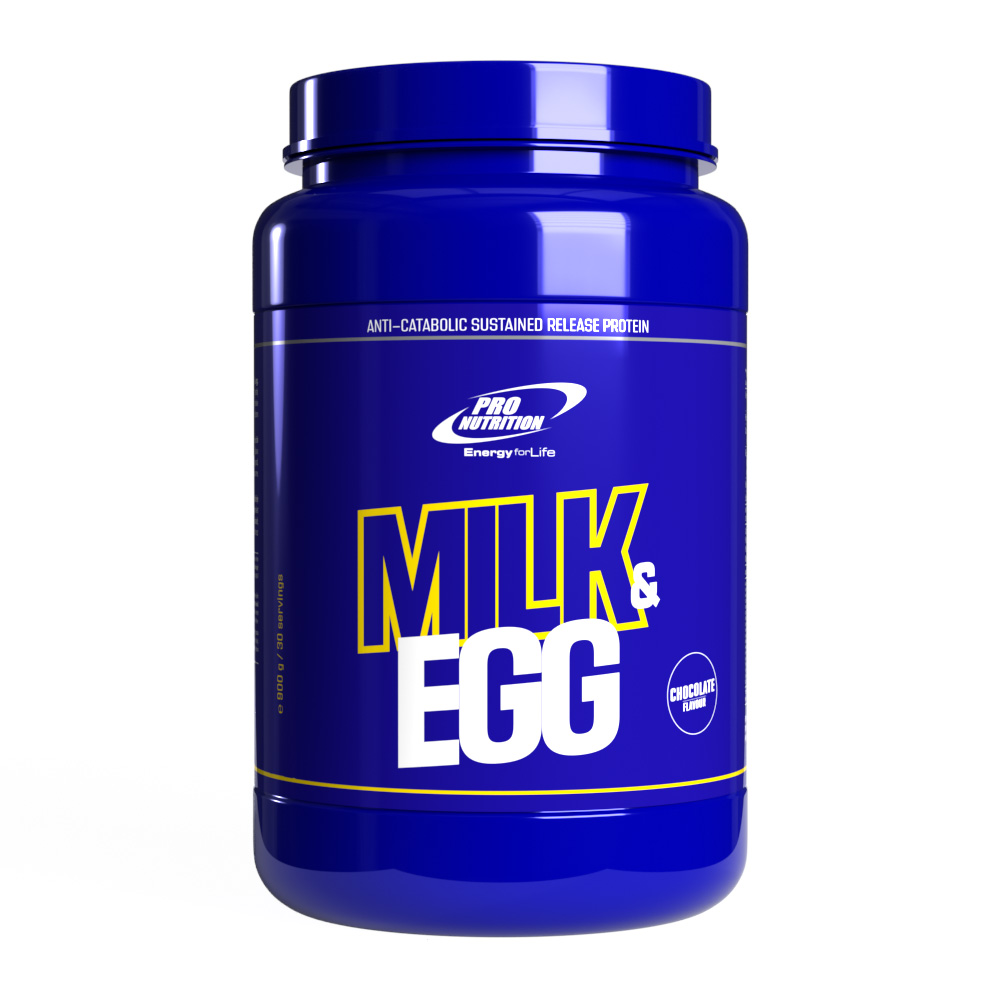 Milk&Egg cu aroma de ciocolata, 900 g, Pro Nutrition