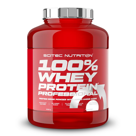 Proteina de zer cu aroma de vanilie 100% Whey Protein Professional, 2350 g, Scitec Nutrition