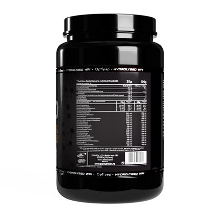 Hydro Pro 100% izolat proteic cu aroma de ciocolata, 900 g, Pro Nutrition 600191