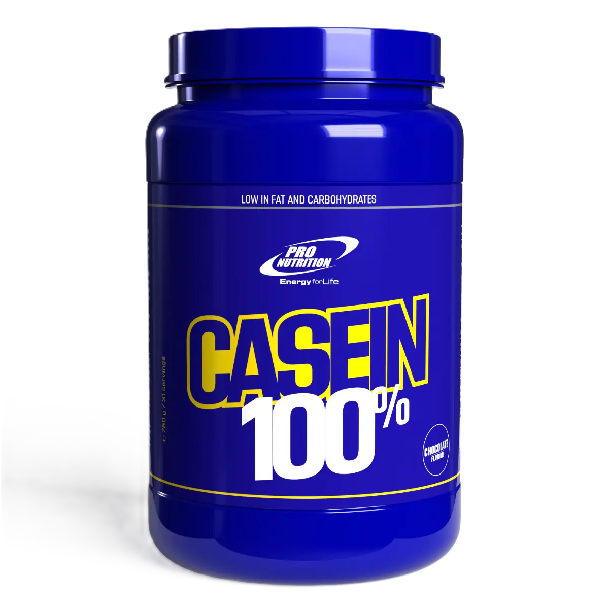 100% Casein cu aroma de ciocolata, 750 g, Pro Nutrition