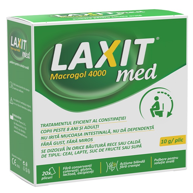 Laxit Med, 20 plicuri, Fiterman Pharma