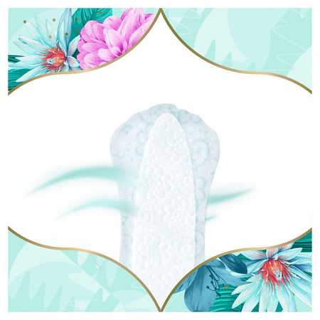 Absorbante zilnice subtiri si parfumate Waterlily, 60 bucati, Discreet 666724