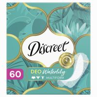 Absorbante zilnice subtiri si parfumate Waterlily, 60 bucati, Discreet