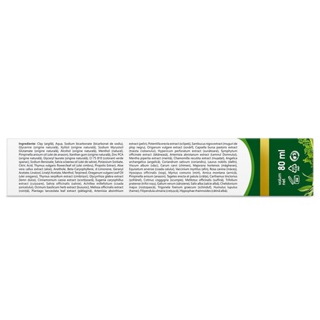 Pasta de dinti naturala cu argila si aloe vera Herbal, 80 ml, Vivanatura 709804