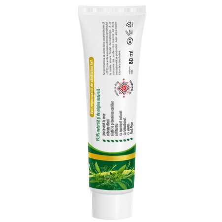 Pasta de dinti naturala cu argila si aloe vera Herbal, 80 ml, Vivanatura 709803