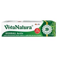 Pasta de dinti naturala cu argila si aloe vera Herbal, 80 ml, Vivanatura