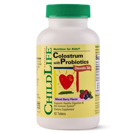 Colostrum with Probiotics ChildLife Essentials, 90 tablete, Secom