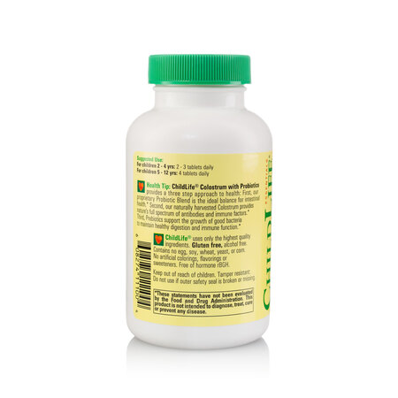 Colostrum with Probiotics ChildLife Essentials, 92 tablete, Secom 724952